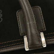 Loewe Black Suede Amazona Handbag 060712 AQ00478