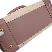 Loewe Off-white Leather Cherry Blossom Amazona 36 Handbag 271102 AQ00479