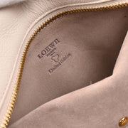 Loewe Off-white Leather Cherry Blossom Amazona 36 Handbag 271102 AQ00479