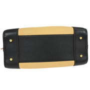 Loewe Beige Black Brown Amazona 28 Handbag 271401 AQ00480