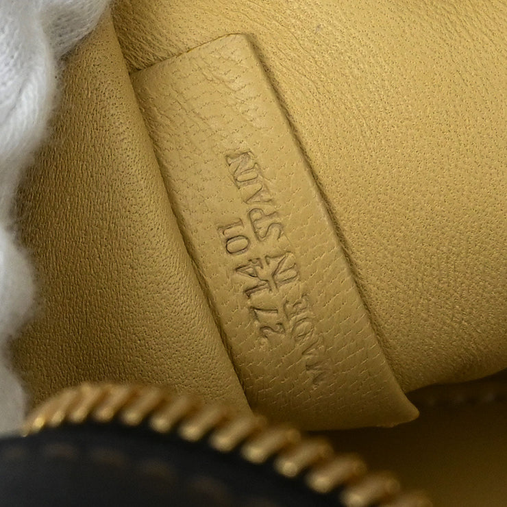 Loewe Beige Black Brown Amazona 28 Handbag 271401 AQ00480