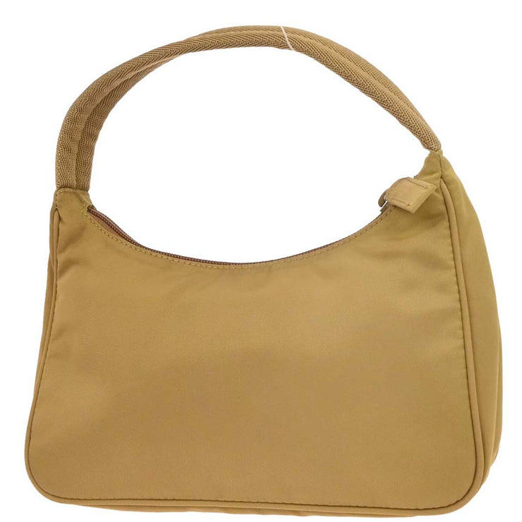 Prada Beige Nylon Handbag 27 AQ00487