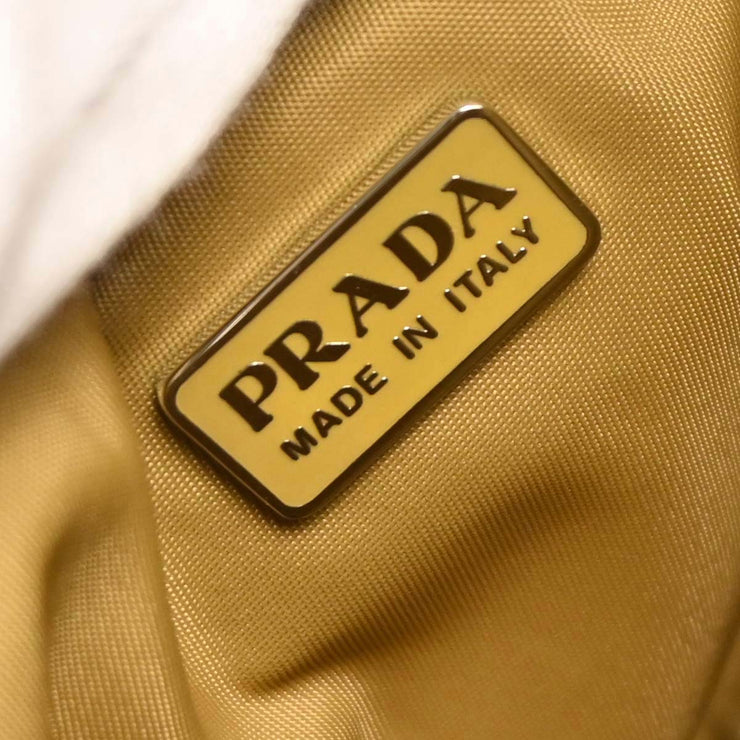 Prada Beige Nylon Handbag 27 AQ00487
