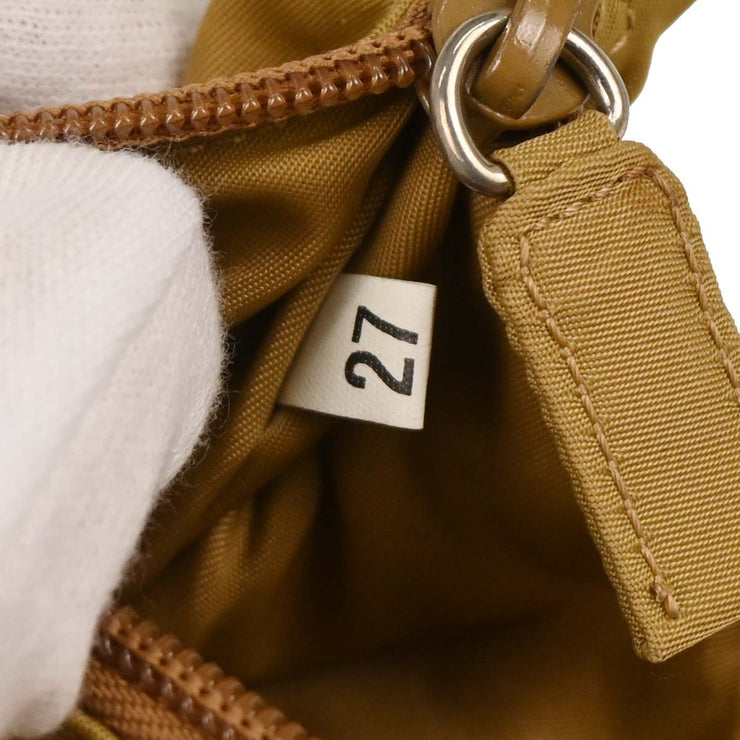 Prada Beige Nylon Handbag 27 AQ00487