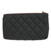 Chanel Black Nylon Pouch Clutch Bag BQ00176