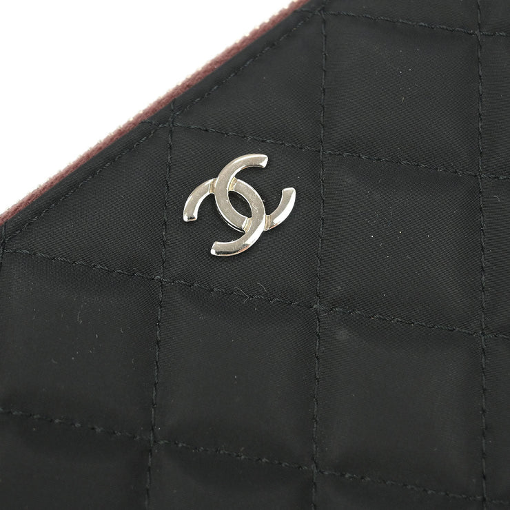 Chanel Black Nylon Pouch Clutch Bag BQ00176