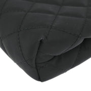 Chanel Black Nylon Pouch Clutch Bag BQ00176