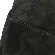 Chanel Black Jacquard Nylon Travel Line Tote Handbag NQ00099