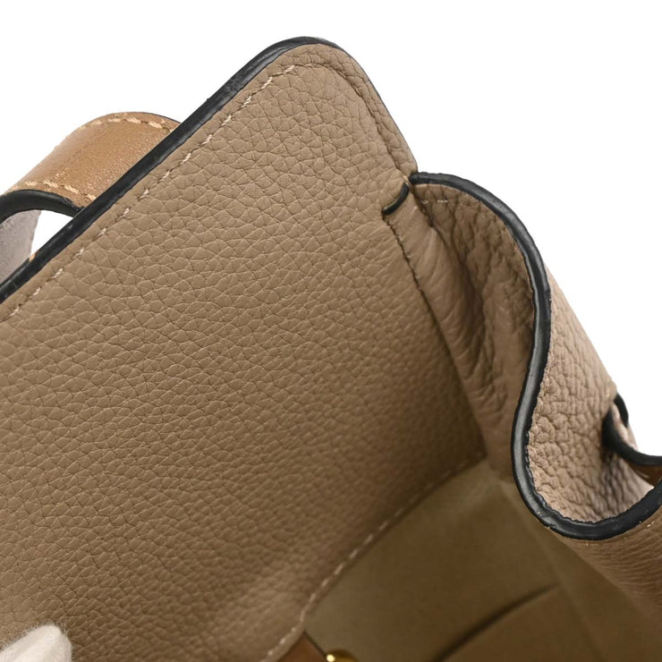 Loewe Brown Hammock 2way Tote Handbag 261938 NQ00104