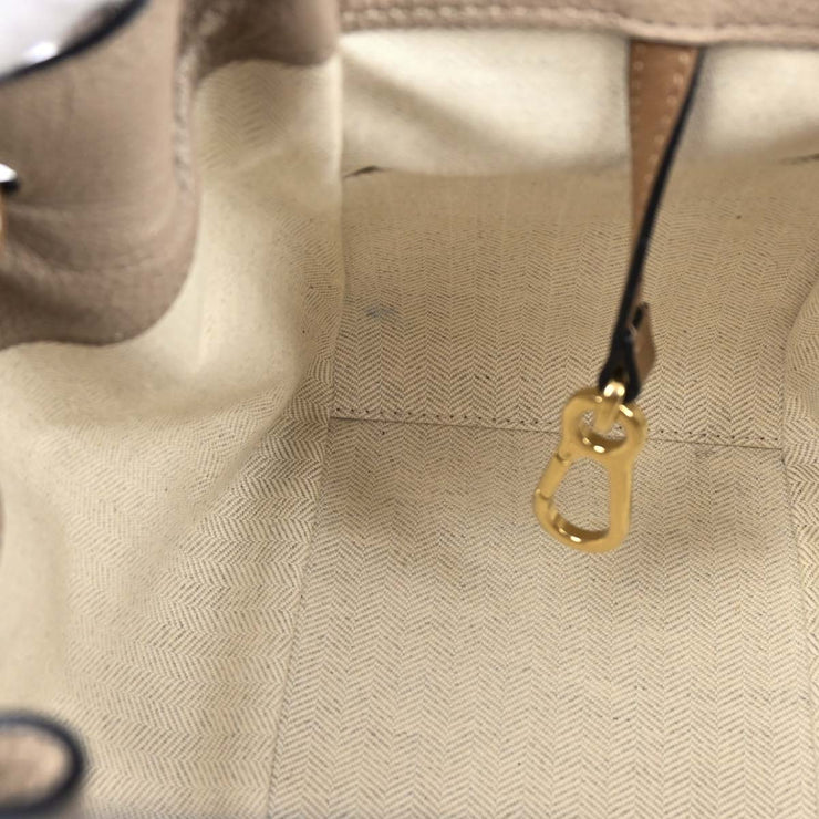 Loewe Brown Hammock 2way Tote Handbag 261938 NQ00104