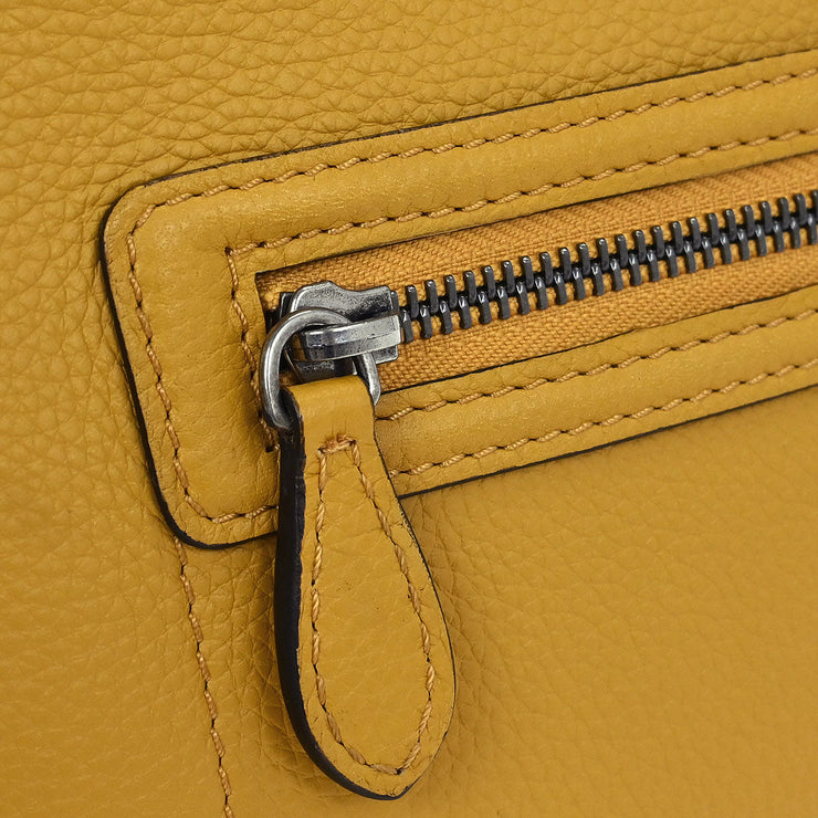 Celine Yellow Mini Luggage Tote Bag S-AT-1103 S-CU-1113 NQ00369