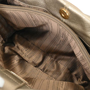 Salvatore Ferragamo Gold Vara 2way Handbag AU-21/C339 NQ01097