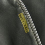 Chanel Silver Perforated Mademoiselle Lock Single Flap Shoulder Bag XX00905