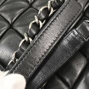 Chanel Black Lambskin Tote Shoulder Bag XX02658