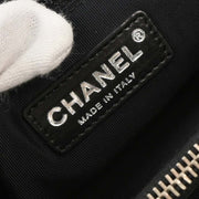 Chanel Black Lambskin Tote Shoulder Bag XX02658