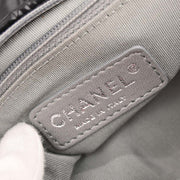 Chanel Black Nylon Paris-Byzance Tweed On Stitch Flap Shoulder Bag XX03567