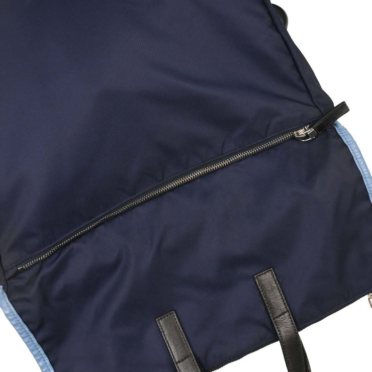 Prada Blue Nylon Backpack 2VZ009/56 XX03736