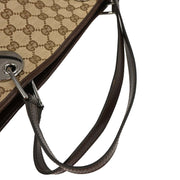Gucci Brown Beige GG Tote Bag 120836 002058 XX03845