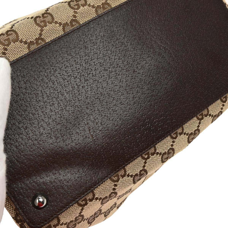 Gucci Brown Beige GG Tote Bag 120836 002058 XX03845