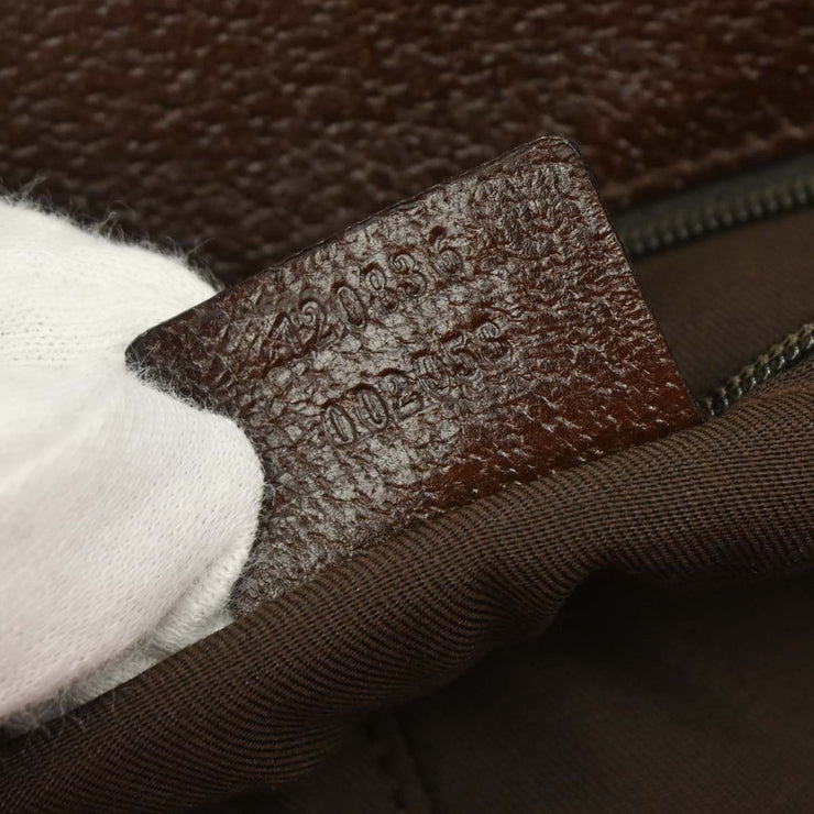 Gucci Brown Beige GG Tote Bag 120836 002058 XX03845