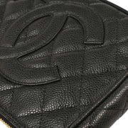 Chanel Black Calfskin Chain Handbag XX03850