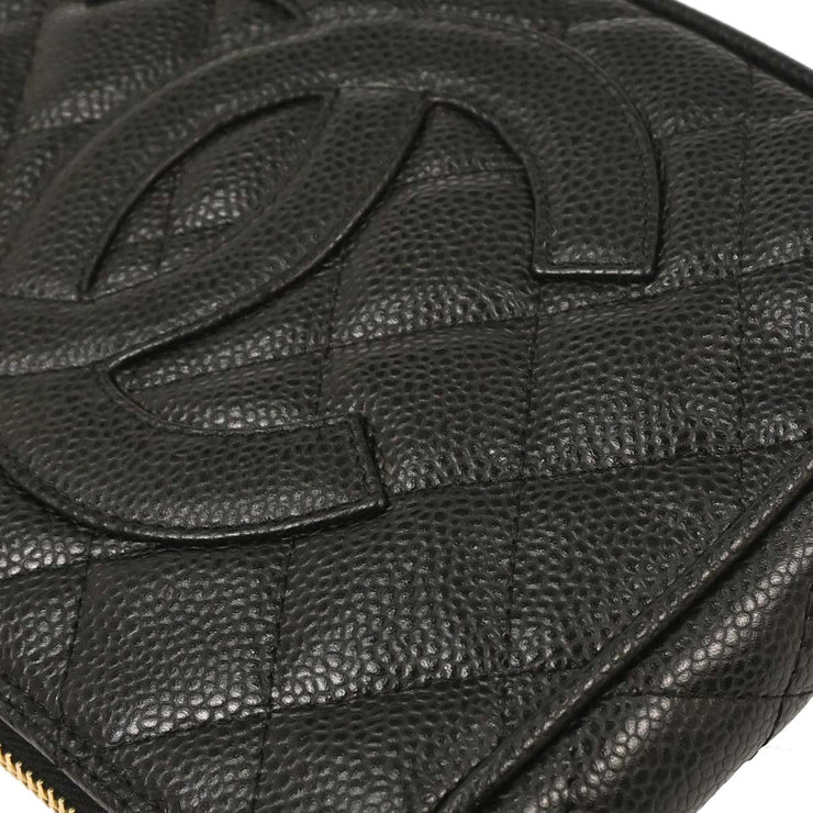 Chanel Black Calfskin Chain Handbag XX03850