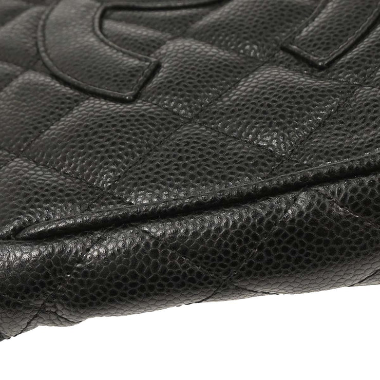 Chanel Black Calfskin Chain Handbag XX03850