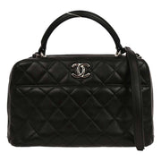 Chanel Black Lambskin Trendy CC Bowling Bag XX03928