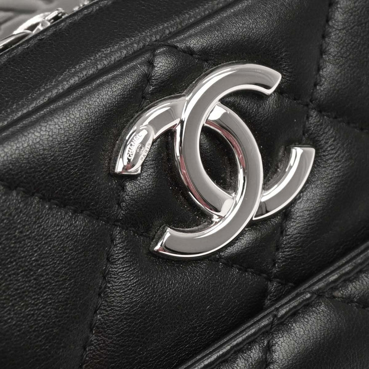 Chanel Black Lambskin Trendy CC Bowling Bag XX03928