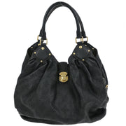 Louis Vuitton Black Mahina L Hobo Handbag M95765 TJ1141 XX03984