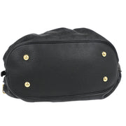 Louis Vuitton Black Mahina L Hobo Handbag M95765 TJ1141 XX03984