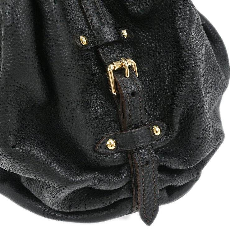 Louis Vuitton Black Mahina L Hobo Handbag M95765 TJ1141 XX03984