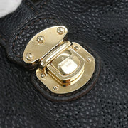 Louis Vuitton Black Mahina L Hobo Handbag M95765 TJ1141 XX03984