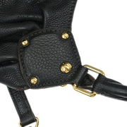 Louis Vuitton Black Mahina L Hobo Handbag M95765 TJ1141 XX03984