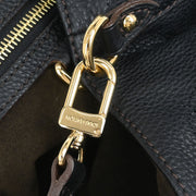 Louis Vuitton Black Mahina L Hobo Handbag M95765 TJ1141 XX03984