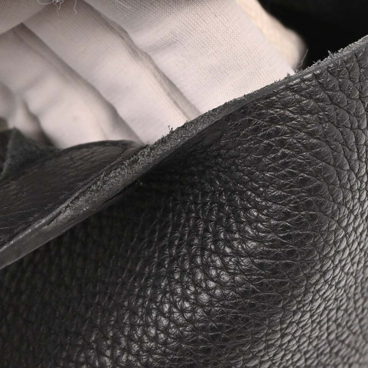 Hermes Black Taurillon Clemence Picotin Lock 18 PM Handbag Y XX04319