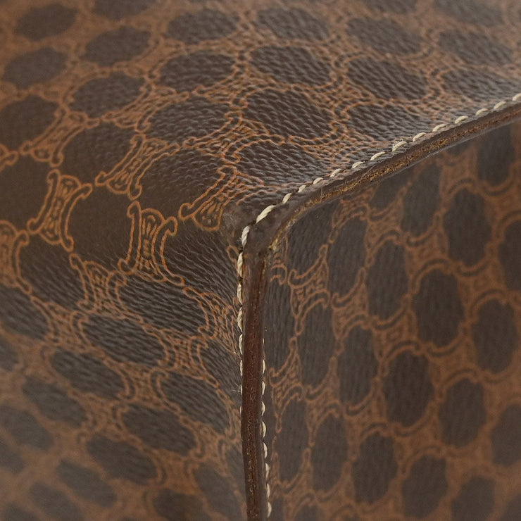 Celine Brown Macadam Shoulder Tote Bag M95* XX04841