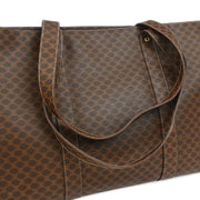 Celine Brown Macadam Shoulder Tote Bag M95* XX04841