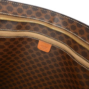 Celine Brown Macadam Shoulder Tote Bag M95* XX04841