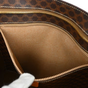 Celine Brown Macadam Shoulder Tote Bag M95* XX04841