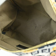 Fendi Black Canvas Zucchino Floral Forever Handbag 8BL06 8/HQG 128/2305 XX04966