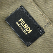 Fendi Black Canvas Zucchino Floral Forever Handbag 8BL06 8/HQG 128/2305 XX04966