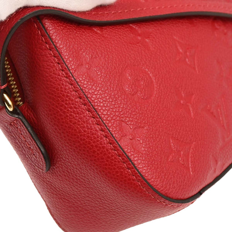 Louis Vuitton Red Monogram Empreinte Saintonge Crossbody M44606 CA4188 XX06013