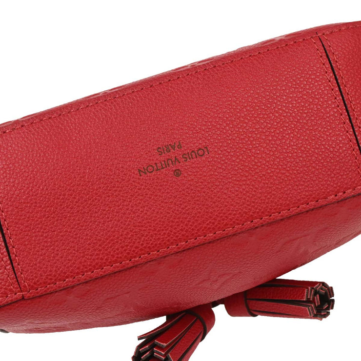 Louis Vuitton Red Monogram Empreinte Saintonge Crossbody M44606 CA4188 XX06013