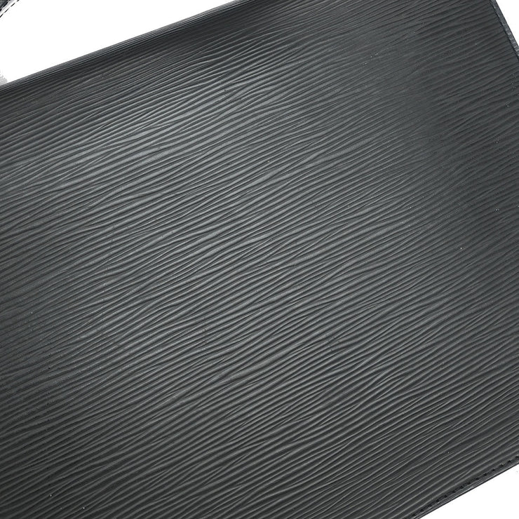 Louis Vuitton Black Epi Monceau 28 2way Handbag M52792 SR0026 XX06019