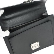 Louis Vuitton Black Epi Monceau 28 2way Handbag M52792 SR0026 XX06019