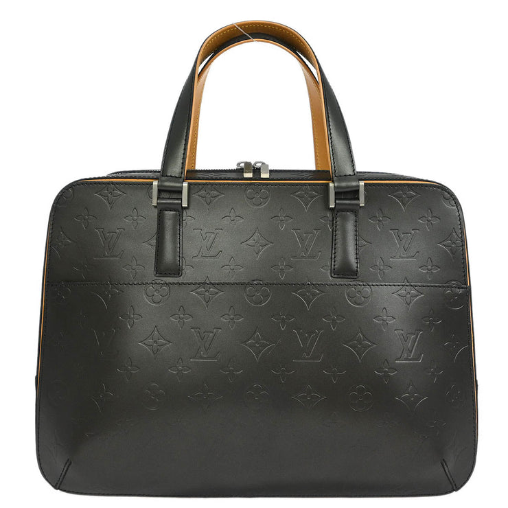 Louis Vuitton Black Monogram Mat Malden Handbag M55132 BA0092 XX06242