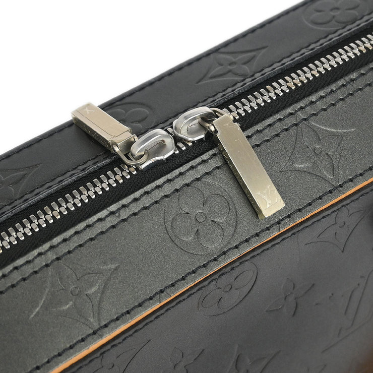 Louis Vuitton Black Monogram Mat Malden Handbag M55132 BA0092 XX06242