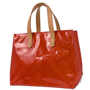 Louis Vuitton Red Vernis Reade PM Tote Handbag M91088 MI0021 XX06321