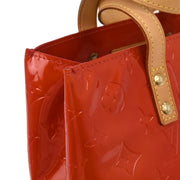 Louis Vuitton Red Vernis Reade PM Tote Handbag M91088 MI0021 XX06321